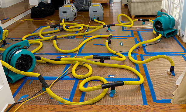 Professional Burst Pipe Water Damage technician working in Raeford, NC